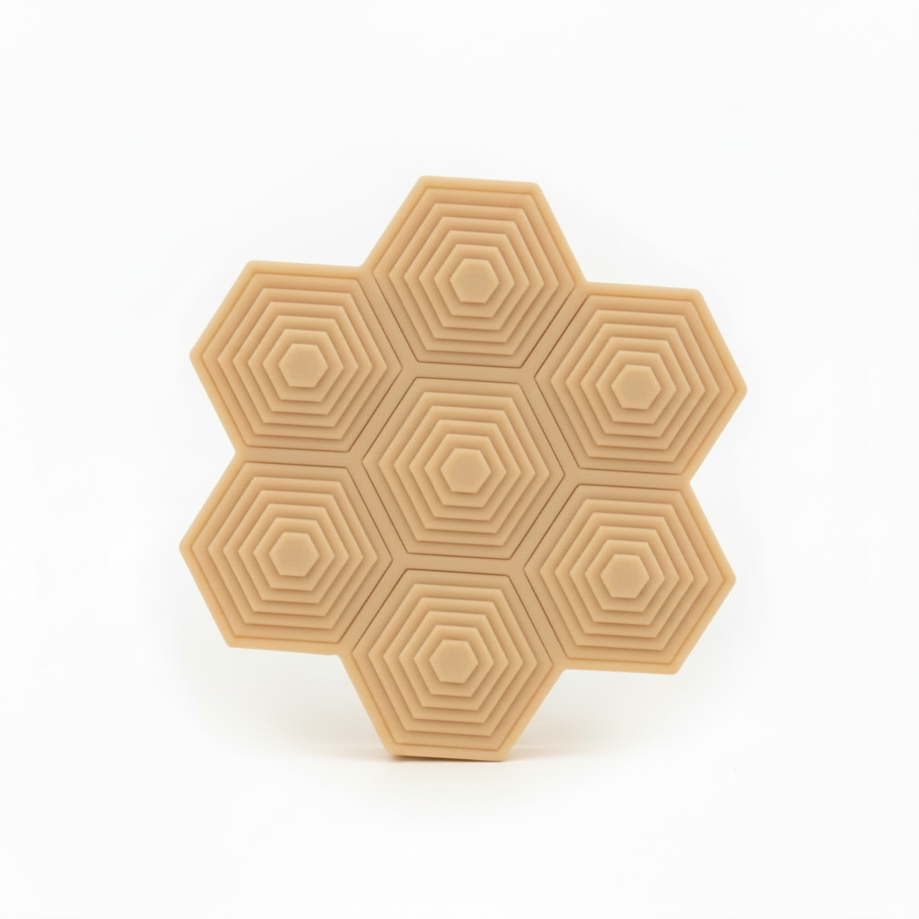 Tan Honeycomb Fidget