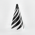 Black/White Spiral Fidget Cone
