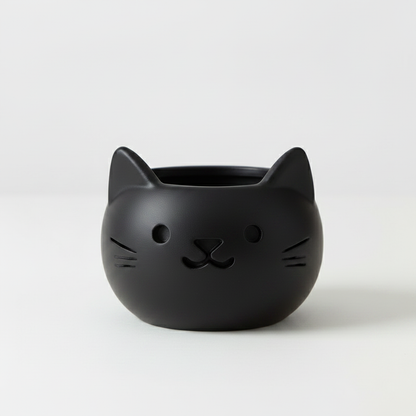 Black Cat Planter