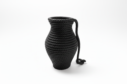 Black Rope Vase