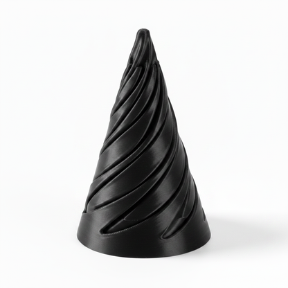 Black Spiral Cone
