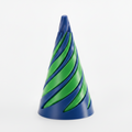 Blue/Green 2Pc Spiral Fidget Cone