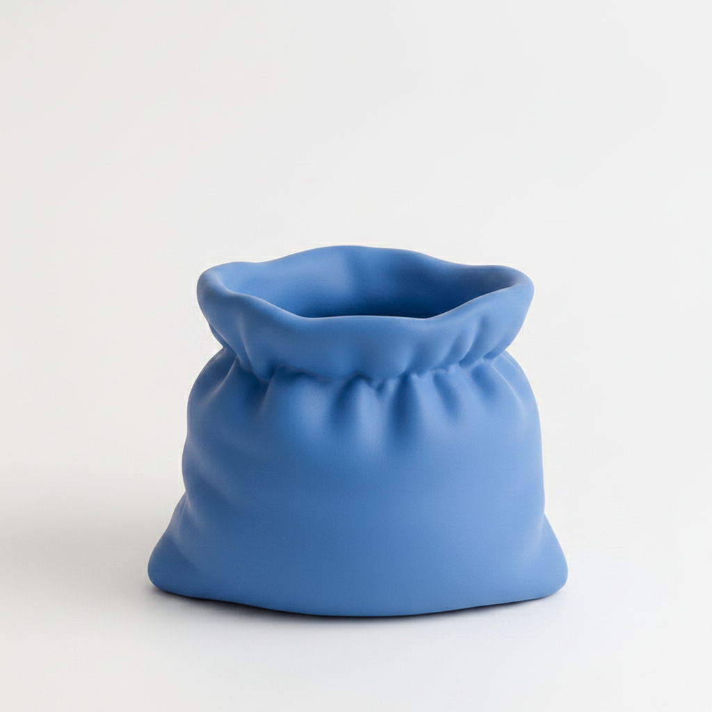 Blue Bag Planter