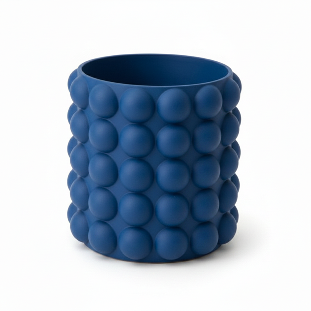Blue Bubble Pot