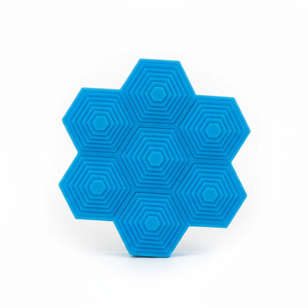 Blue Honeycomb Fidget