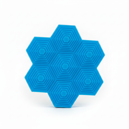 Blue Honeycomb Fidget