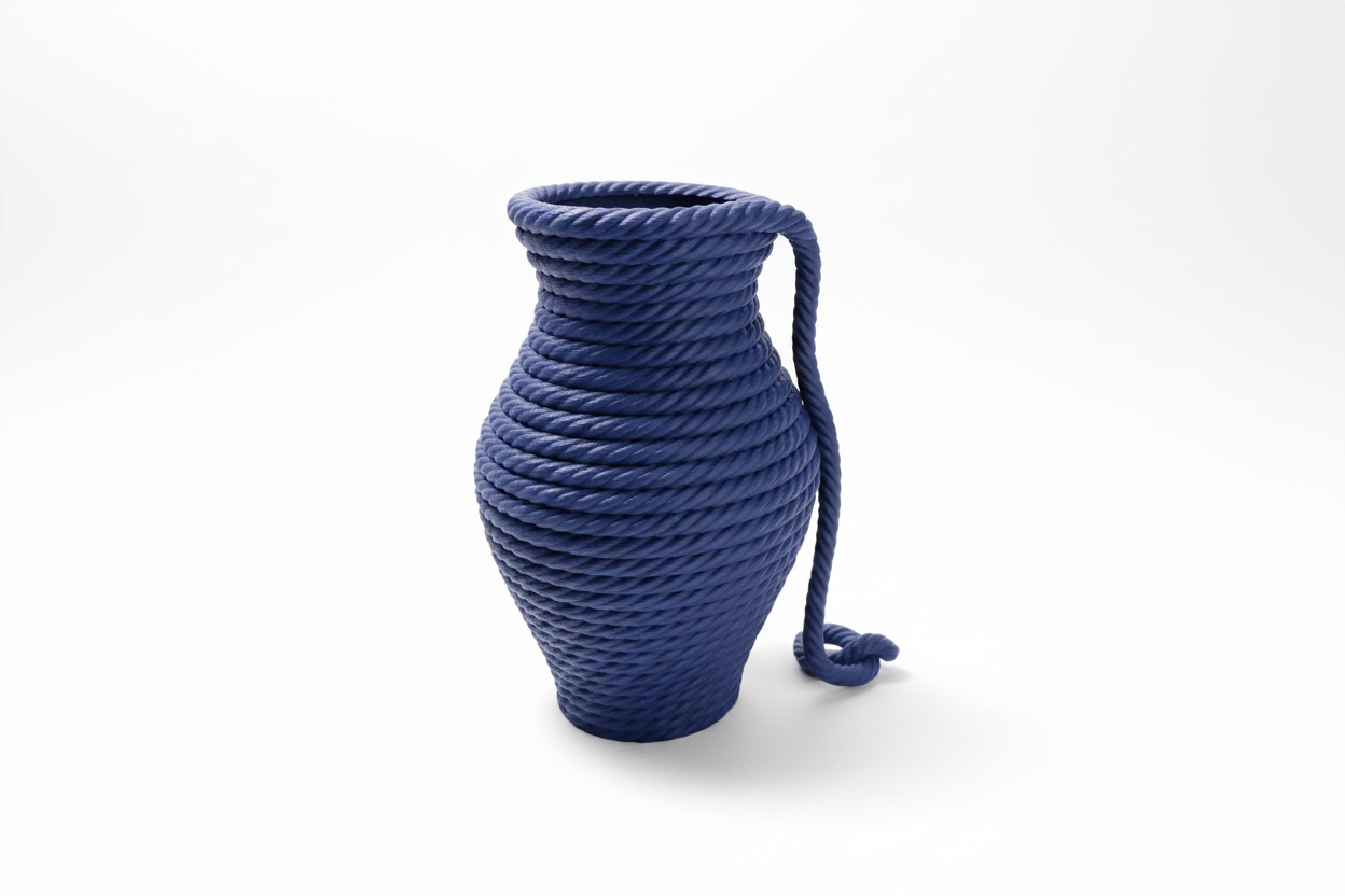 Blue Rope Vase