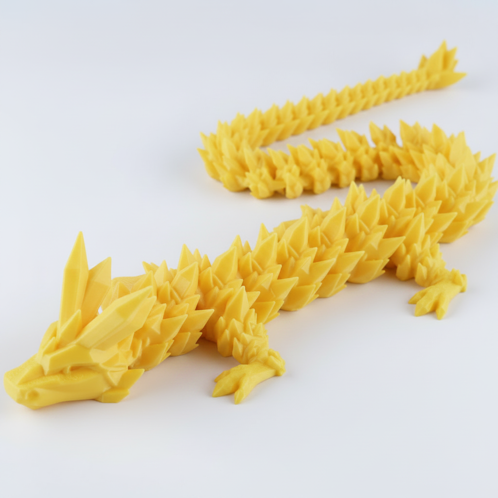Yellow Articulated Dragon