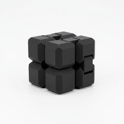 Articulated Fidget Cube on white background