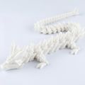 White Articulated Dragon