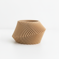 Cream Geometric Planter