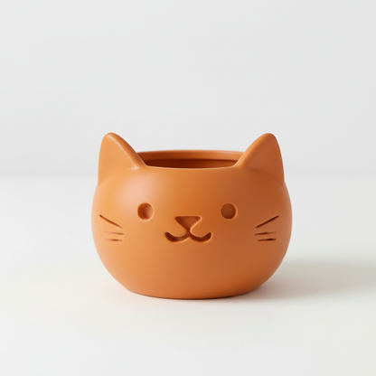 Orange Cat Planter
