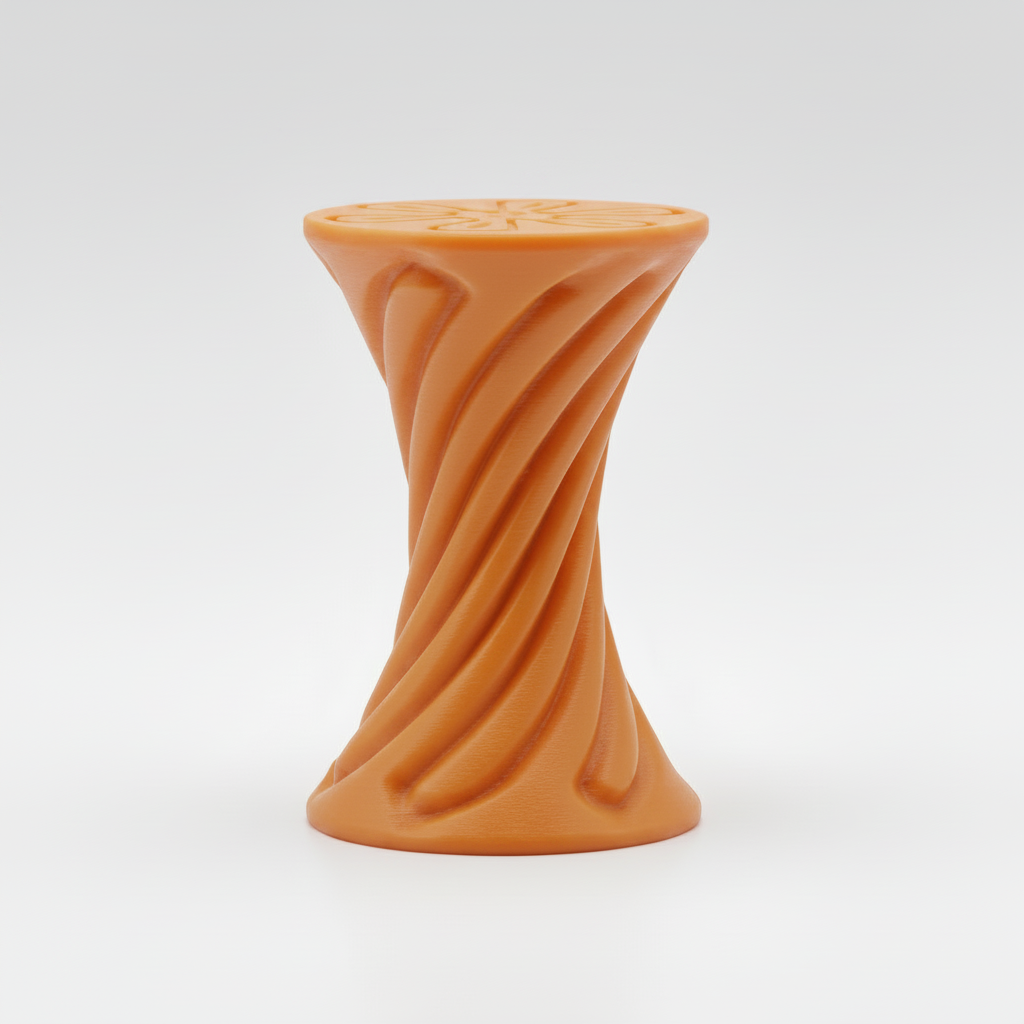 Orange Hourglass Fidget
