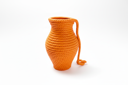 Orange Rope Vase