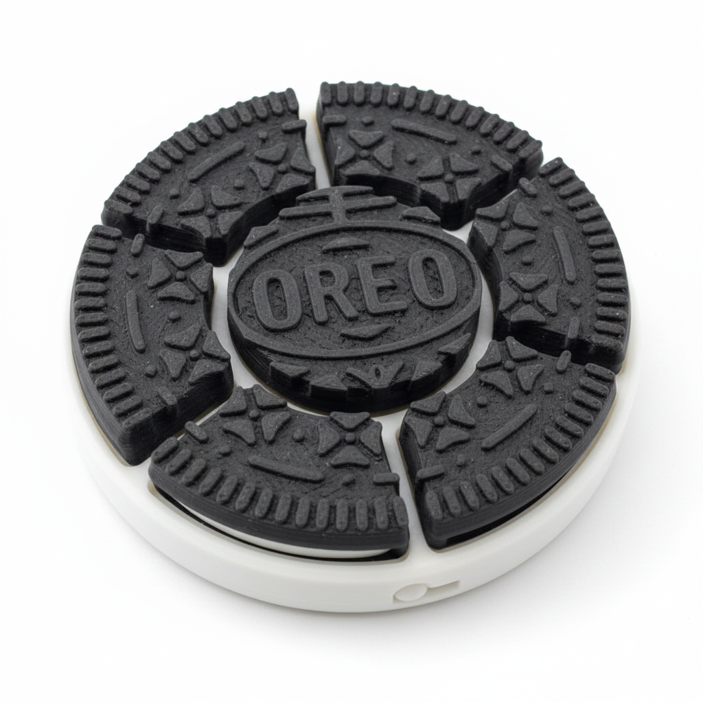 Oreo Fidget White Background