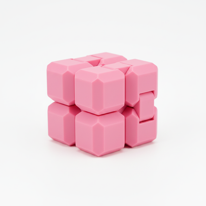 Pink Infinite Fidget Cube