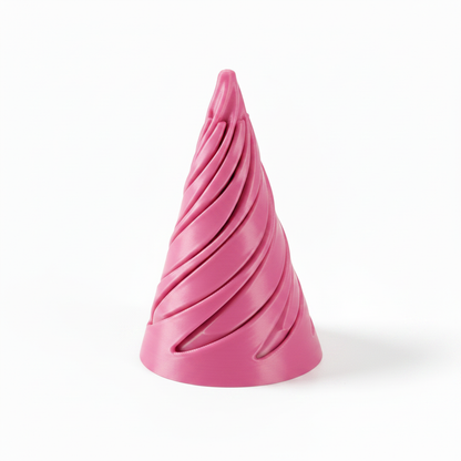 Pink Spiral Cone