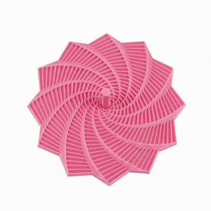 Pink Spiral Fidget Cone