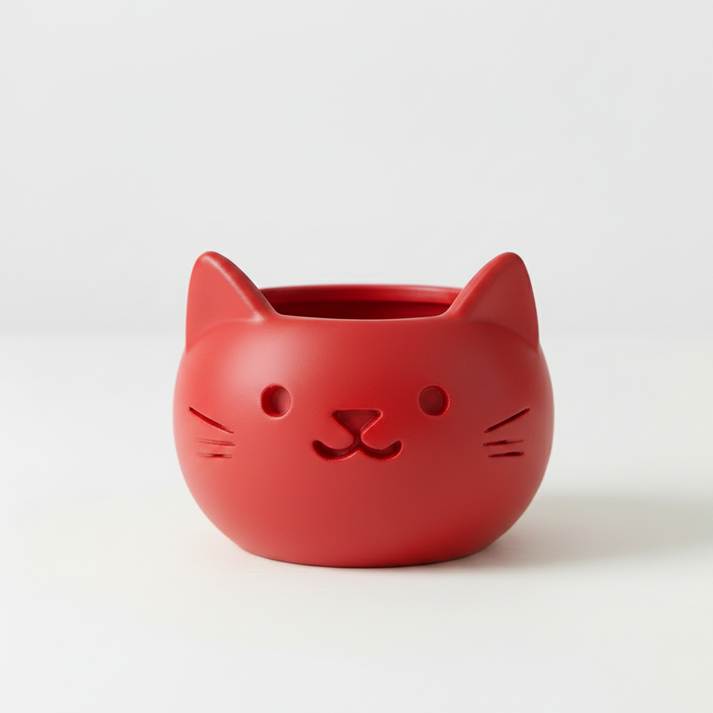 Red Cat Planter
