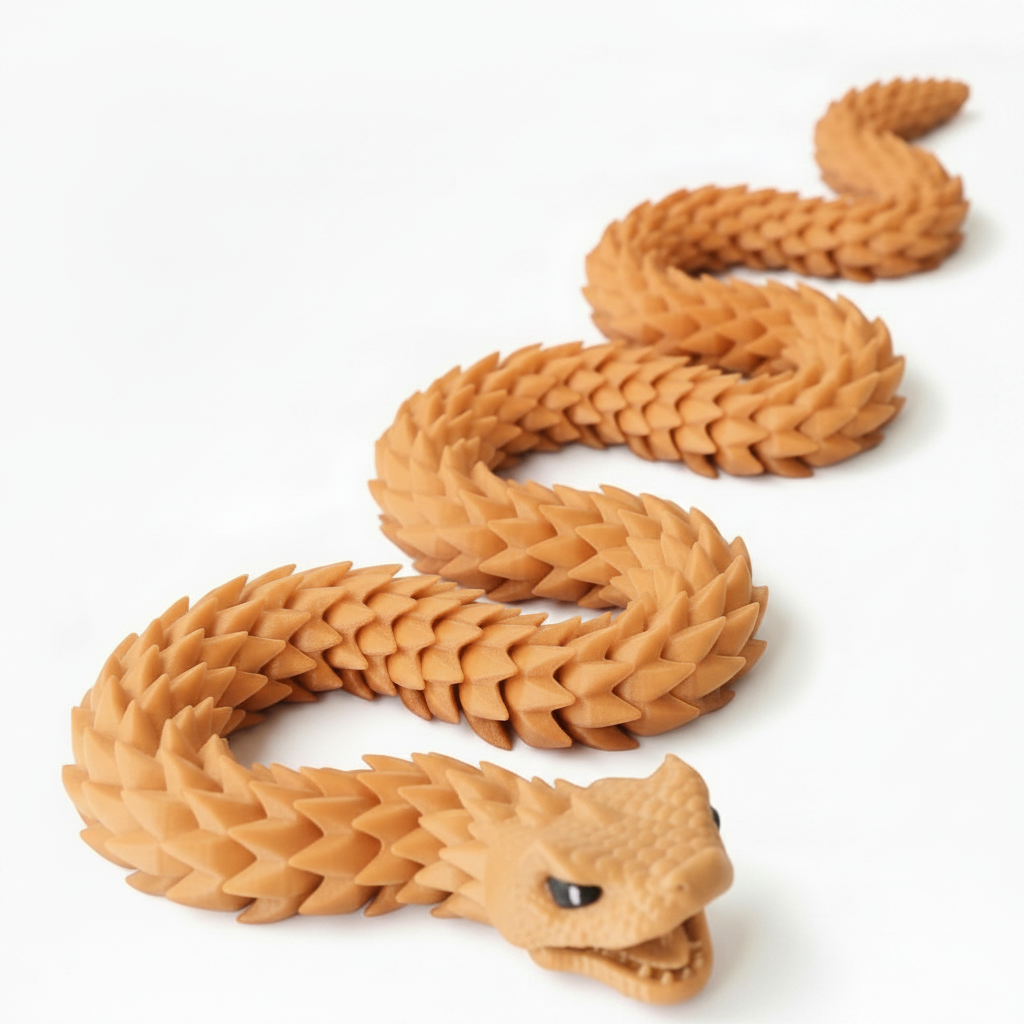 Tan Articulated Dragon
