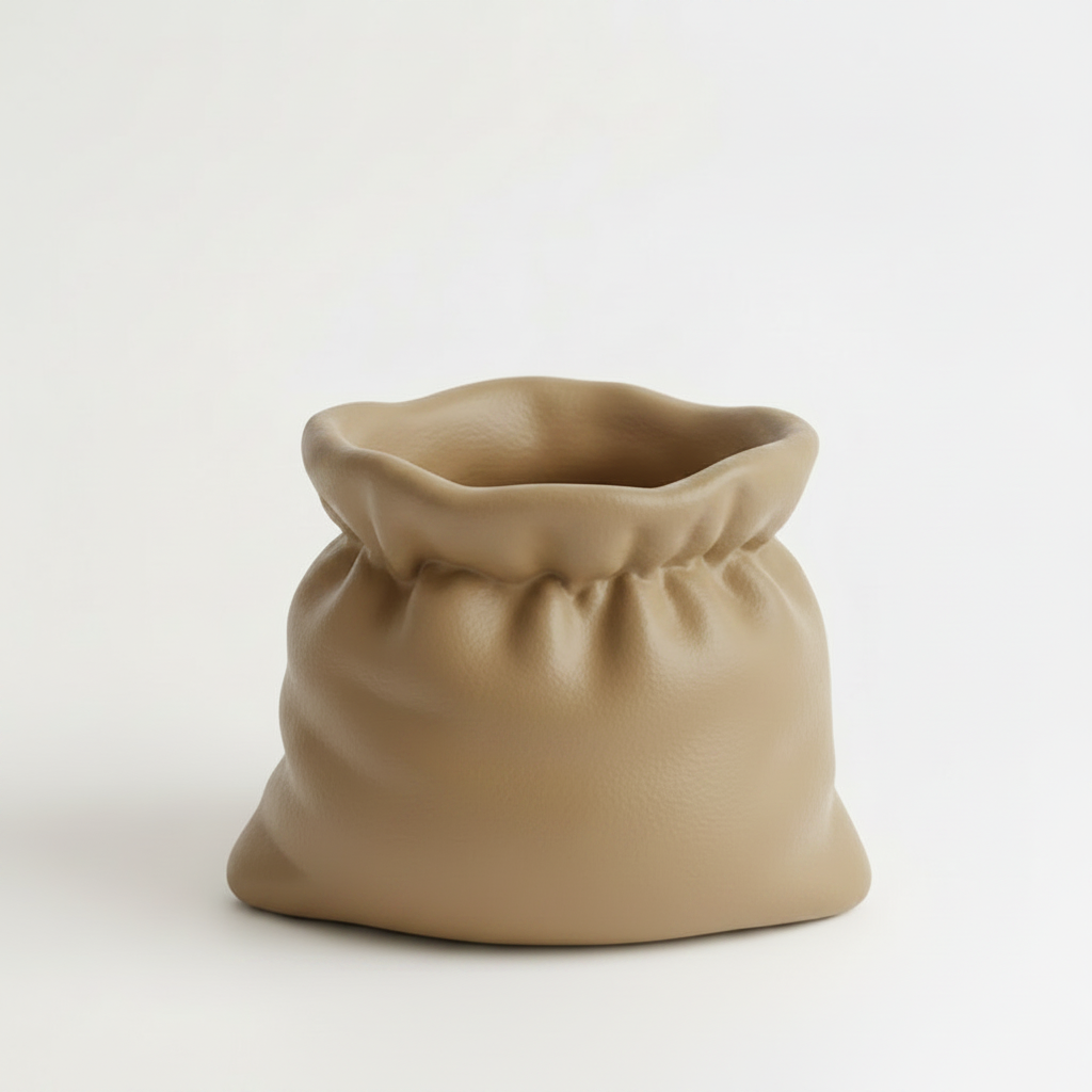Tan Bag Planter
