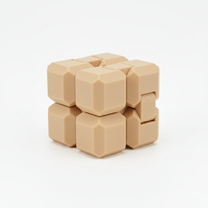 Tan Infinite Fidget Cube