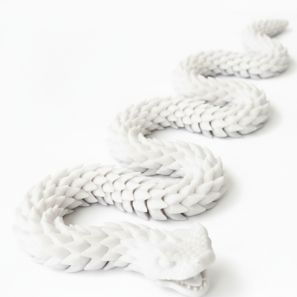 White Articulated Dragon