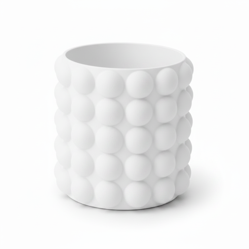 White Bubble Pot