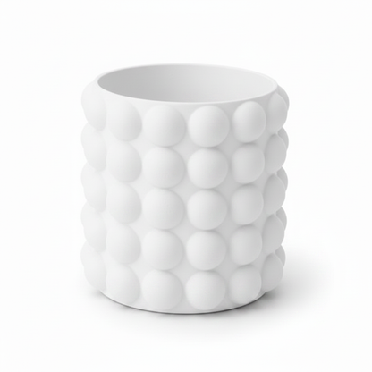 White Bubble Pot