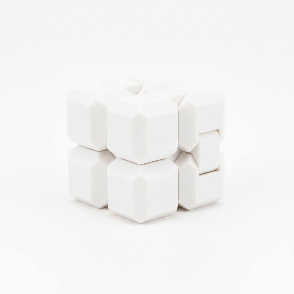 White Infinite Fidget Cube