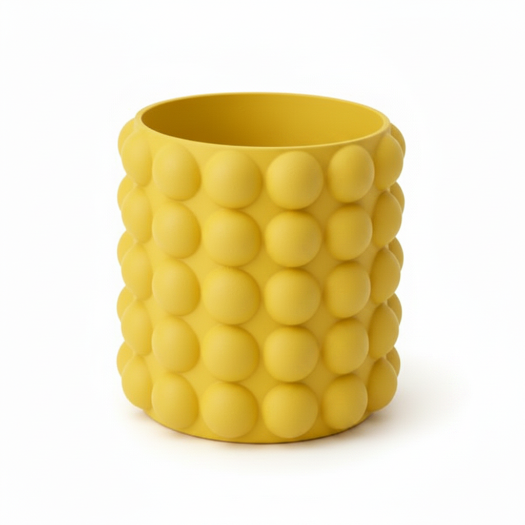 Yellow Bubble Pot
