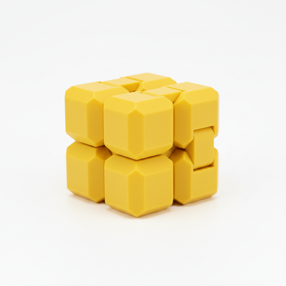 Yellow Infinite Fidget Cube