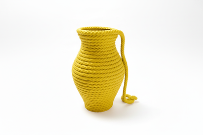 Yellow Rope Vase